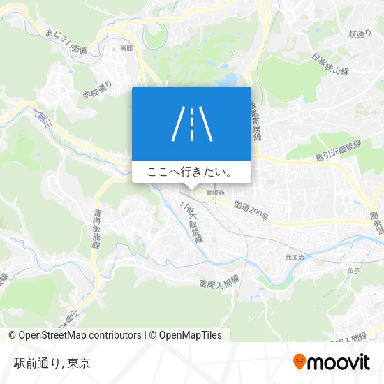 駅前通り地図