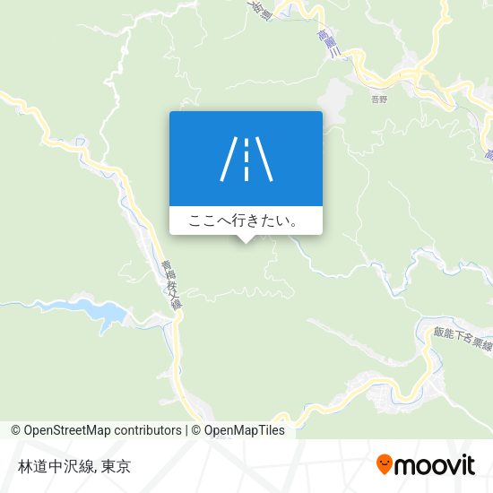林道中沢線地図