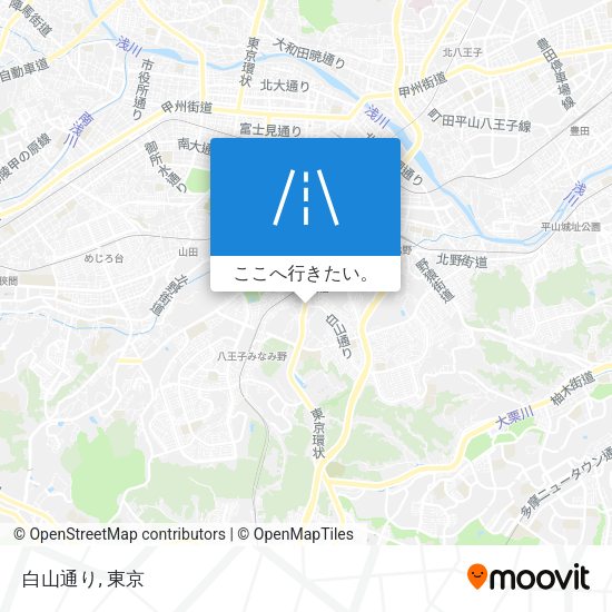 白山通り地図