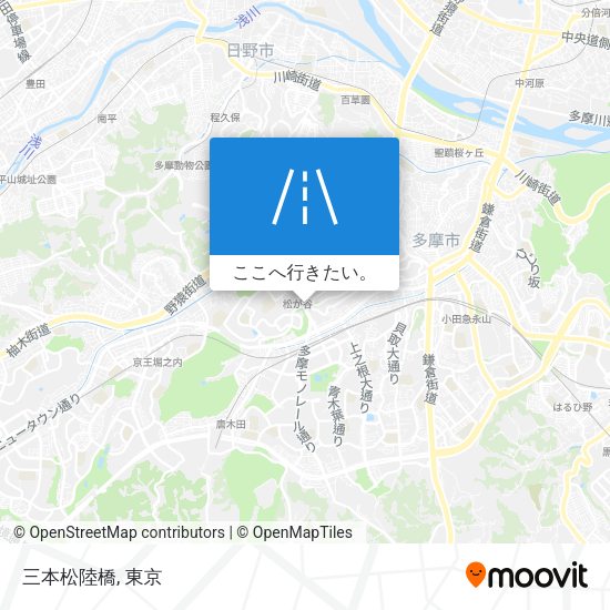 三本松陸橋地図
