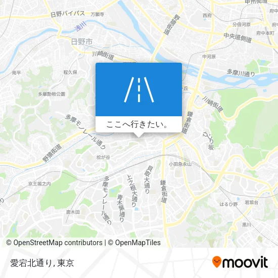 愛宕北通り地図
