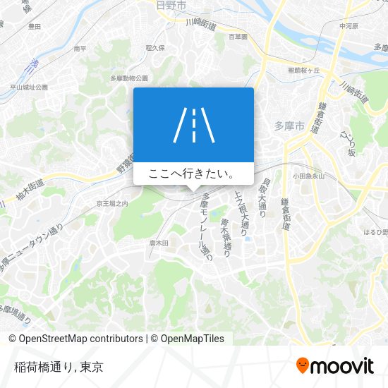 稲荷橋通り地図
