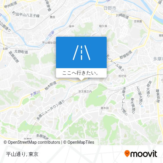平山通り地図