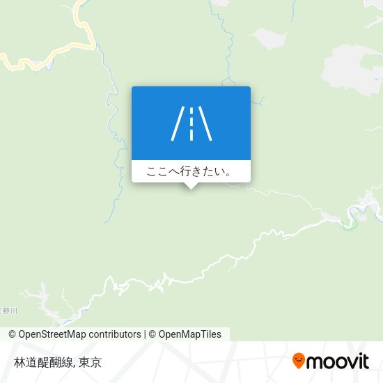 林道醍醐線地図