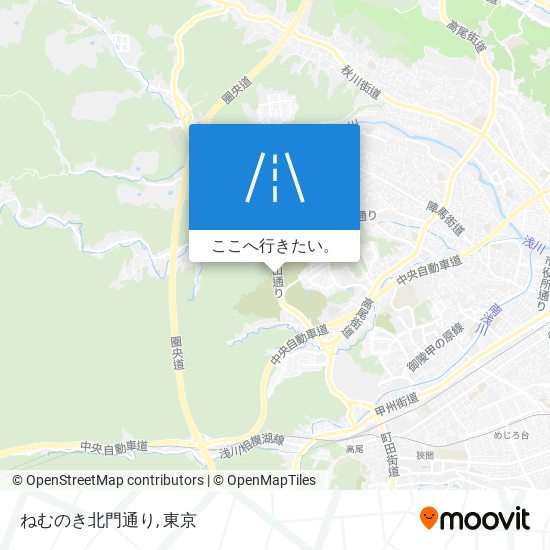 ねむのき北門通り地図