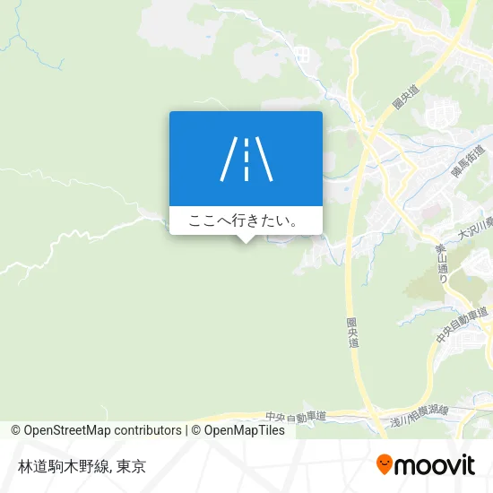 林道駒木野線地図