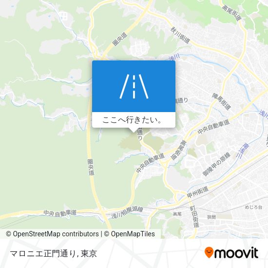 マロニエ正門通り地図