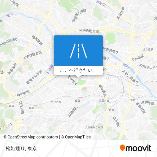松姫通り地図