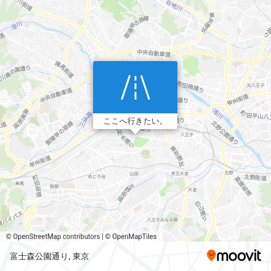 富士森公園通り地図