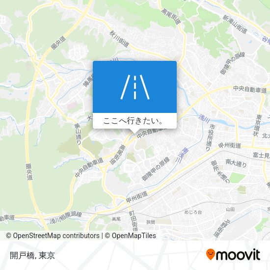 開戸橋地図