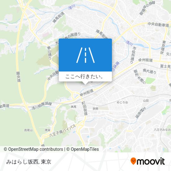 みはらし坂西地図