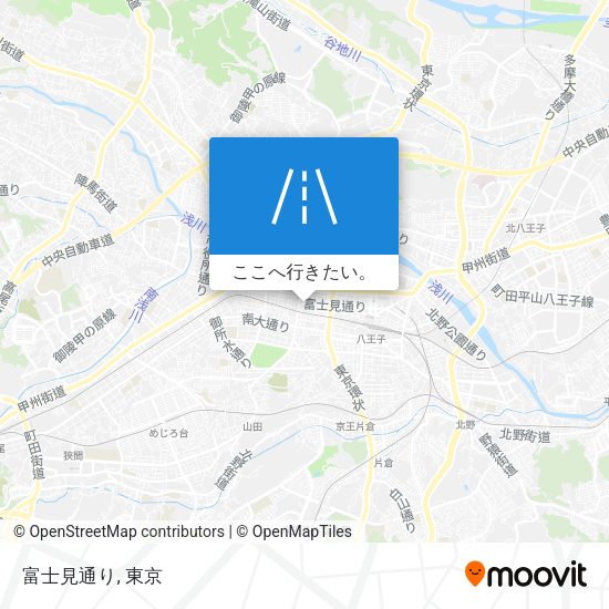 富士見通り地図