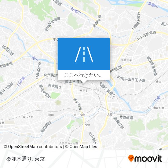 桑並木通り地図