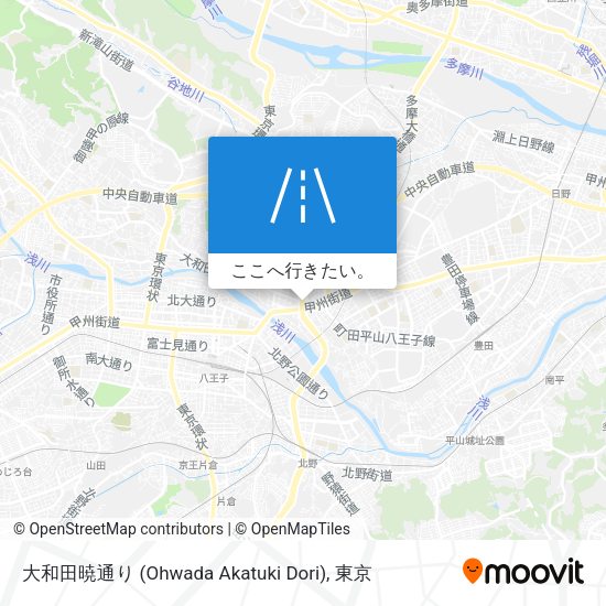 大和田暁通り (Ohwada Akatuki Dori)地図