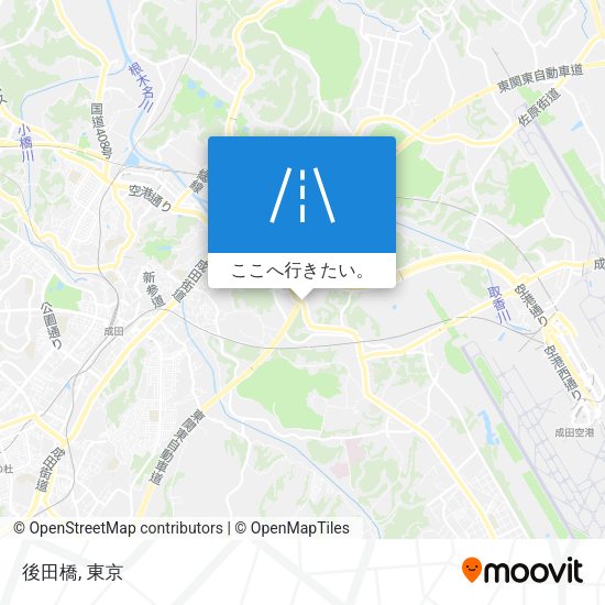 後田橋地図