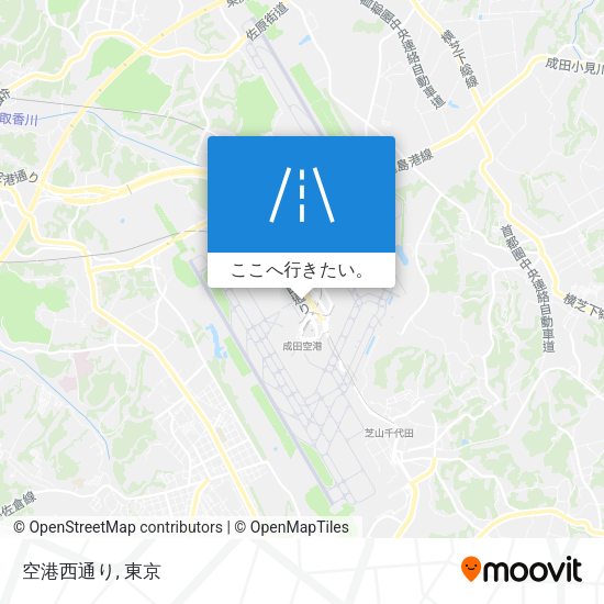 空港西通り地図
