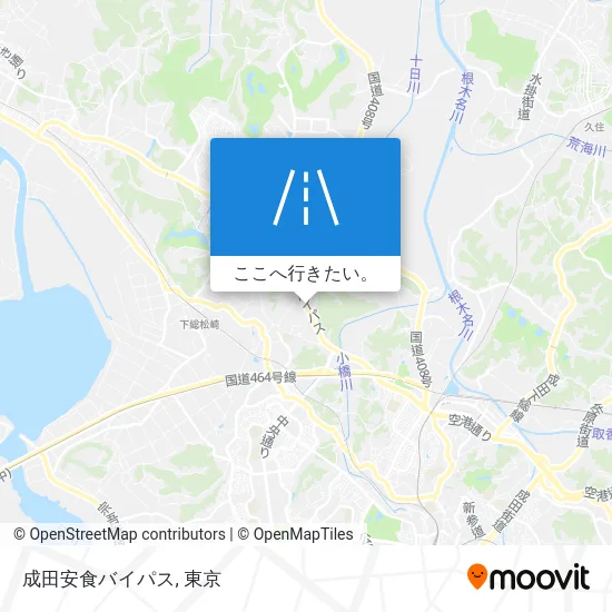 成田安食バイパス地図