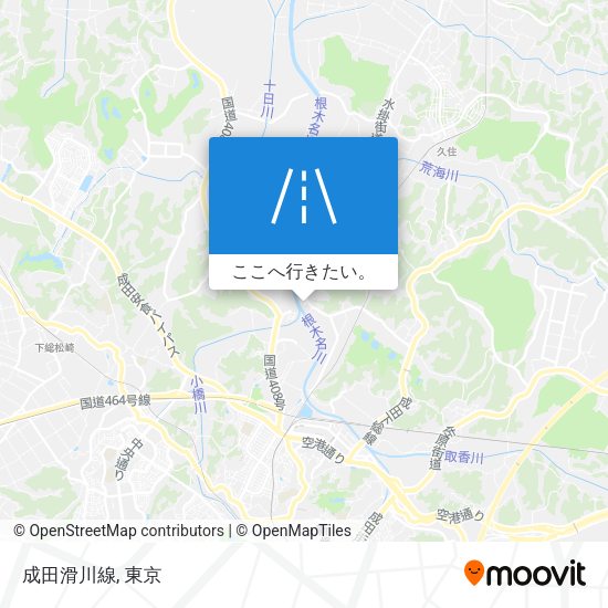 成田滑川線地図