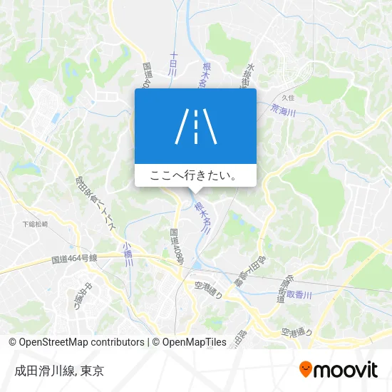成田滑川線地図
