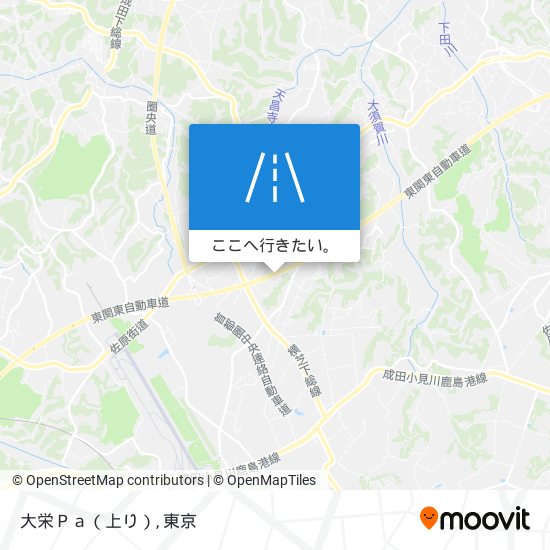 大栄Ｐａ（上り）地図