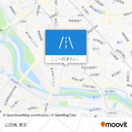 山宮橋地図