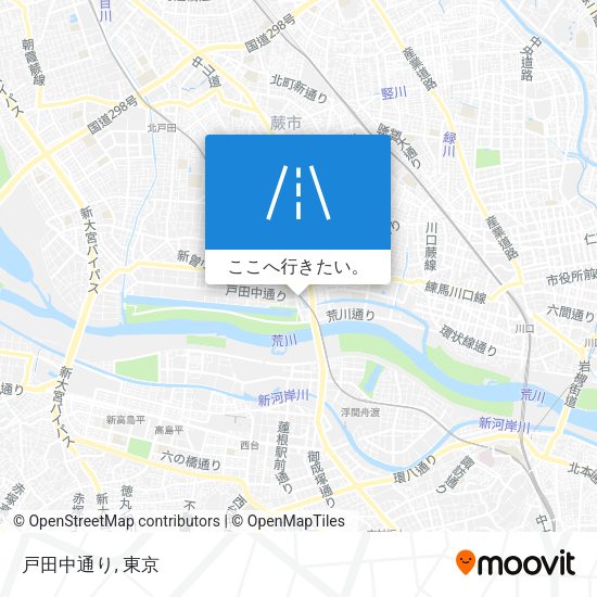 戸田中通り地図