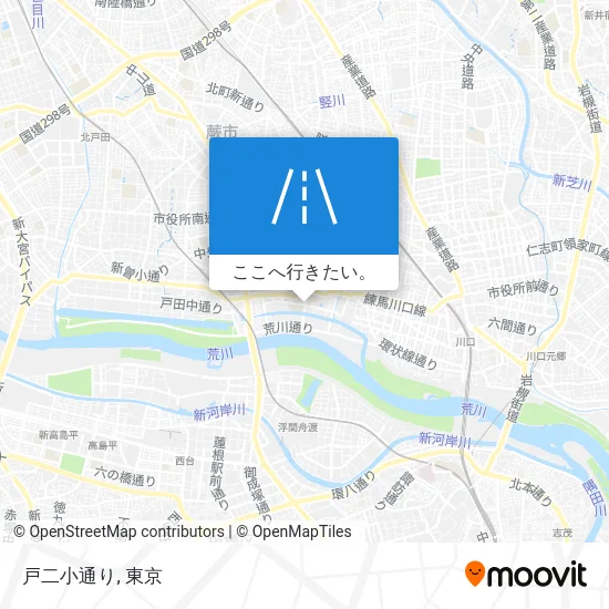 戸二小通り地図