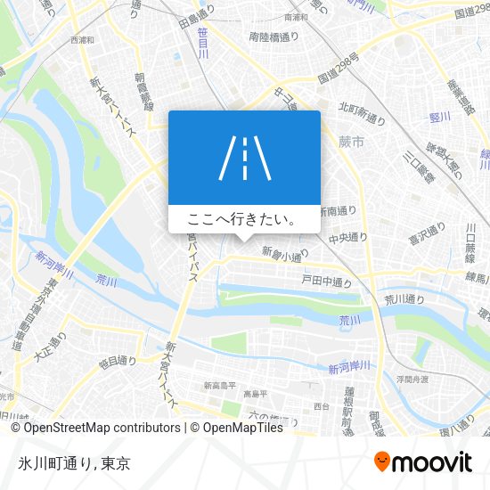 氷川町通り地図
