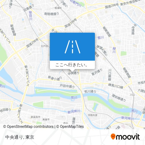 中央通り地図