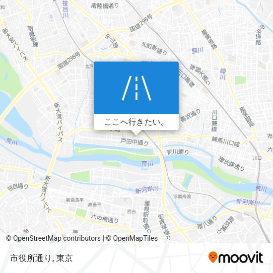 市役所通り地図
