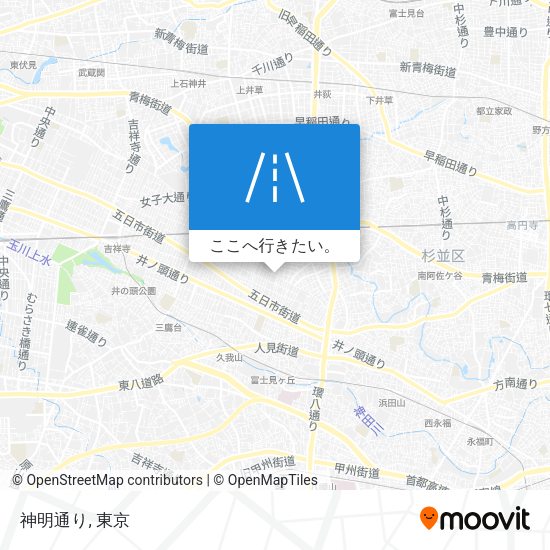 神明通り地図