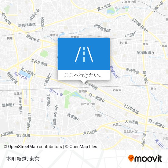 本町新道地図