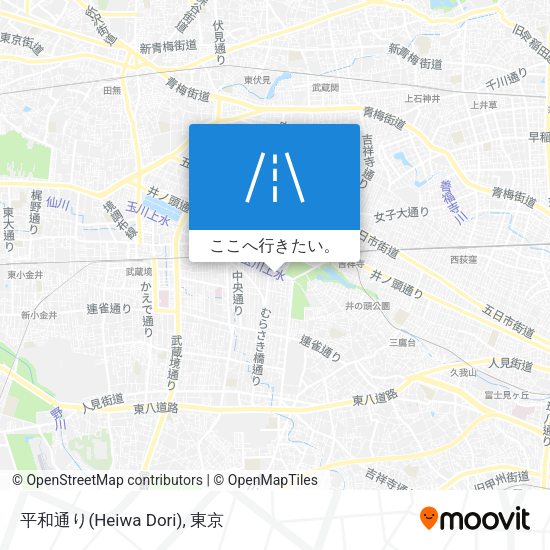 平和通り(Heiwa Dori)地図