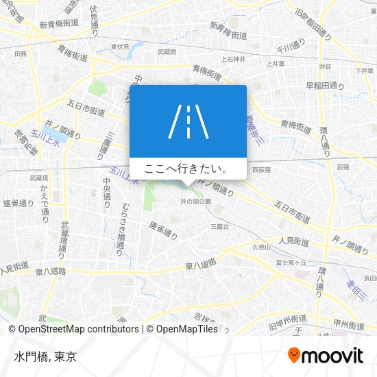 水門橋地図