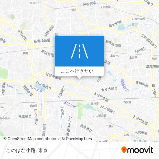 このはな小路地図