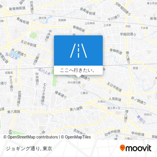 ジョギング通り地図