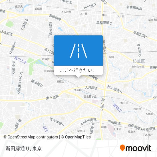 新田縁通り地図