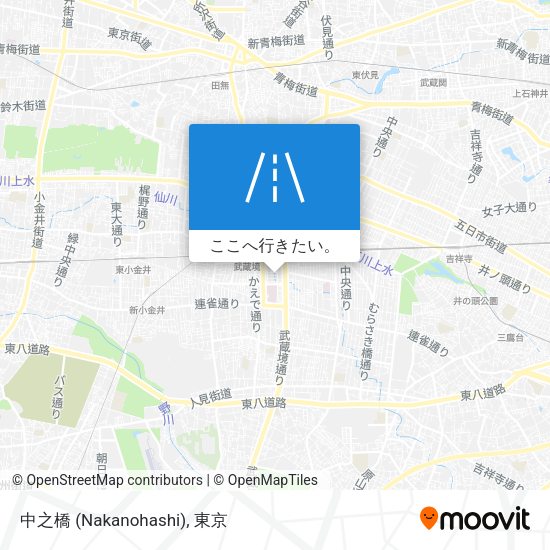 中之橋 (Nakanohashi)地図