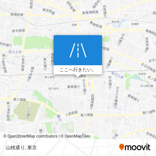 山桃通り地図