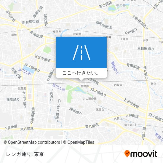 レンガ通り地図