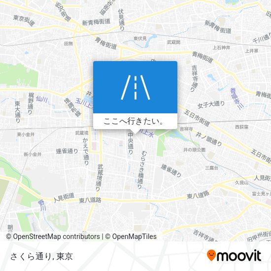 さくら通り地図