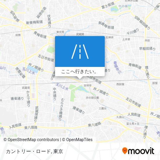カントリー・ロード地図
