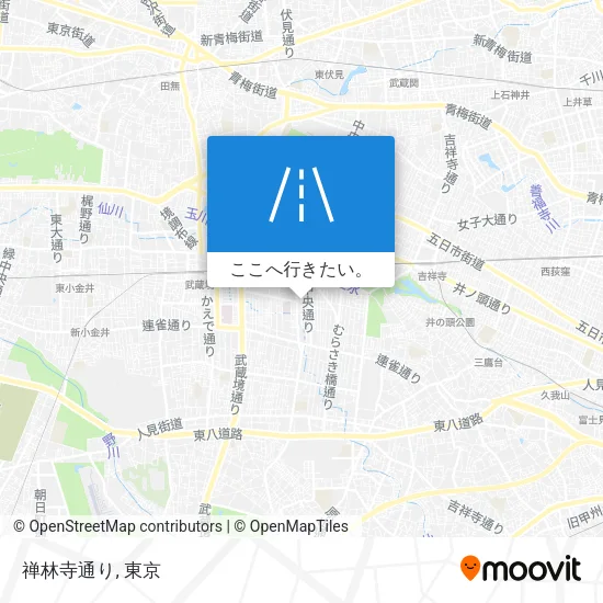 禅林寺通り地図