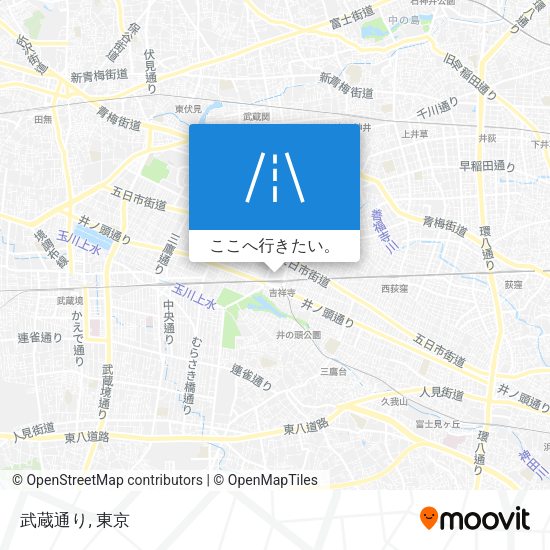 武蔵通り地図