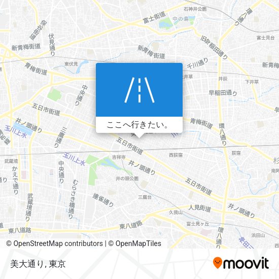 美大通り地図