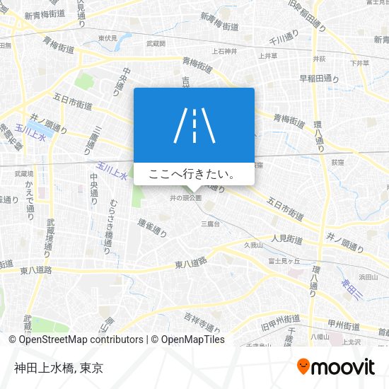 神田上水橋地図