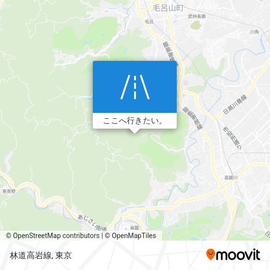 林道高岩線地図