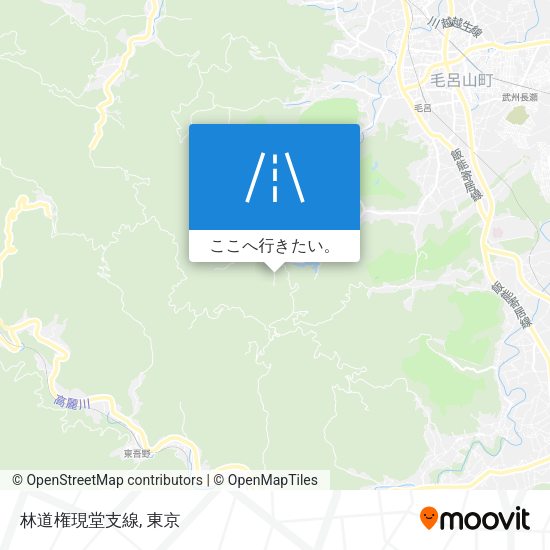 林道権現堂支線地図