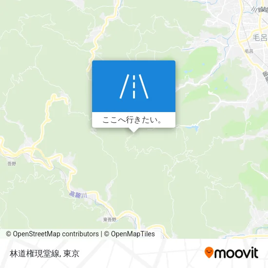 林道権現堂線地図