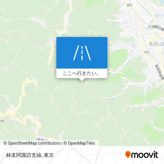林道阿諏訪支線地図